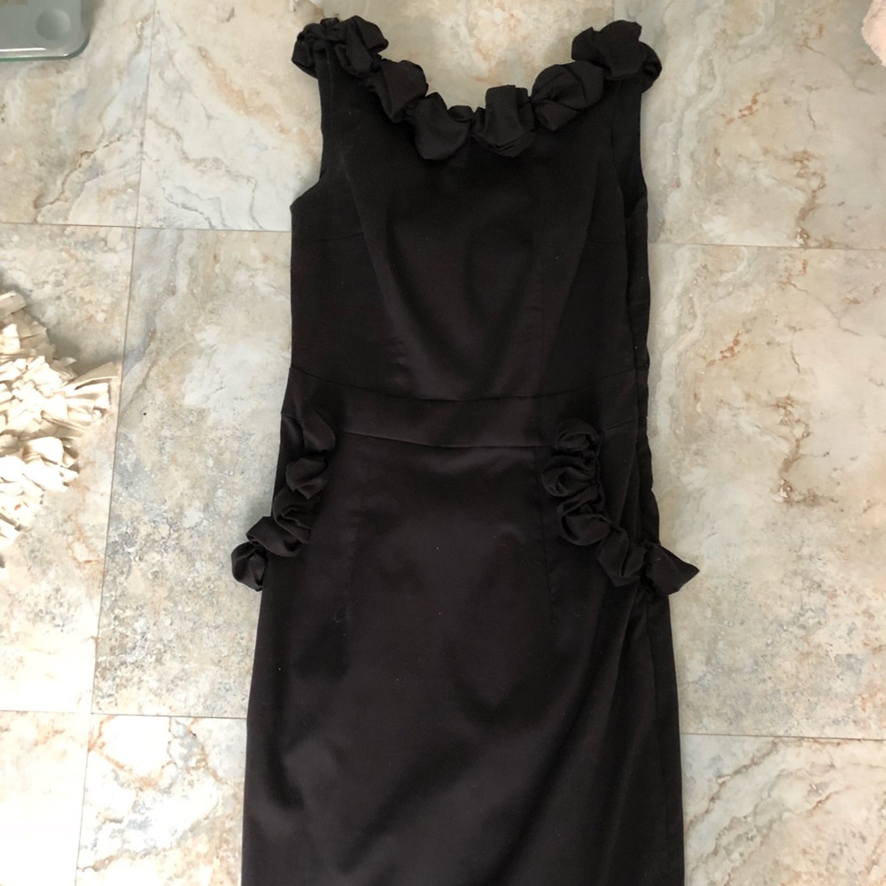 Kimibilla Black Dress with Ruffle Detail